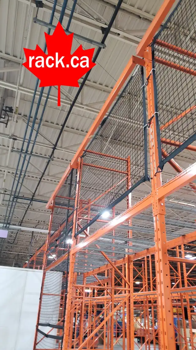 Modular safety netting for pallet racking  RediRack or tear drop - Photo 2