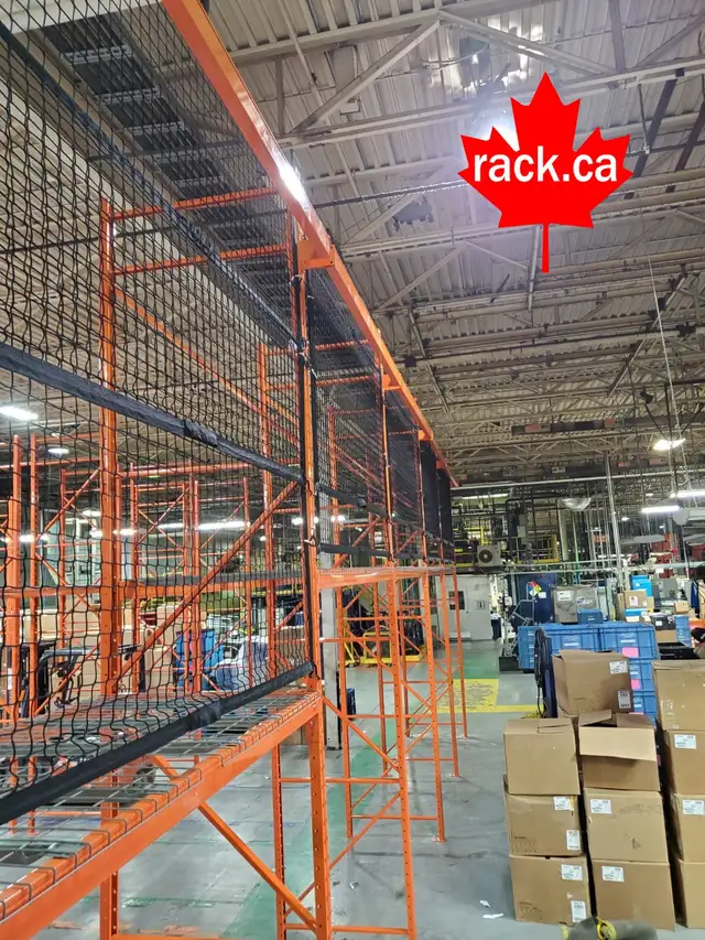 Modular safety netting for pallet racking  RediRack or tear drop - Photo 4