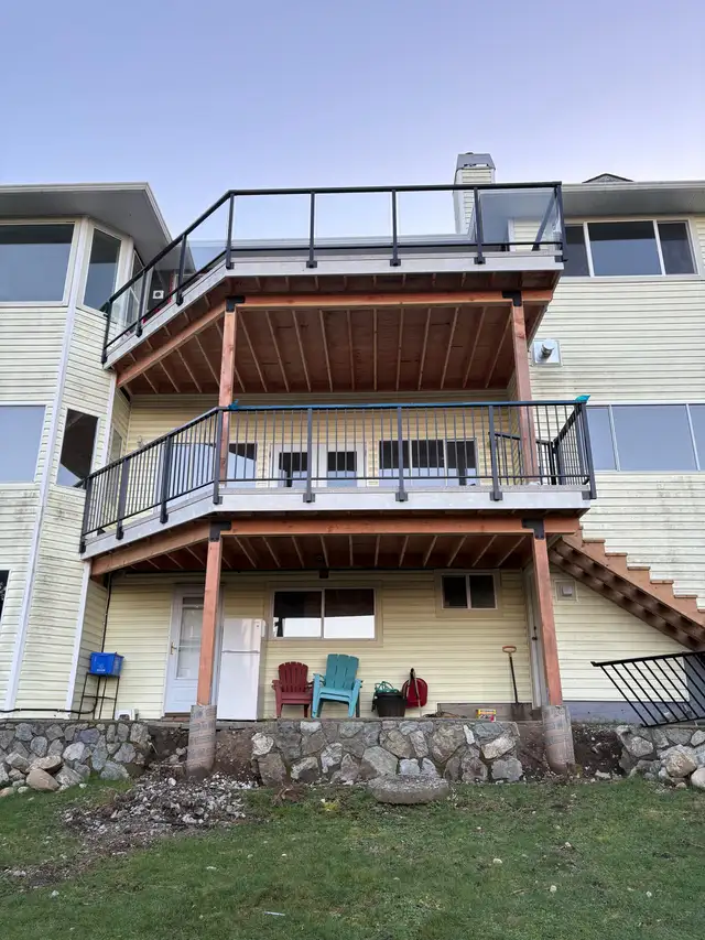 Railing , steps & slide or swing Gates