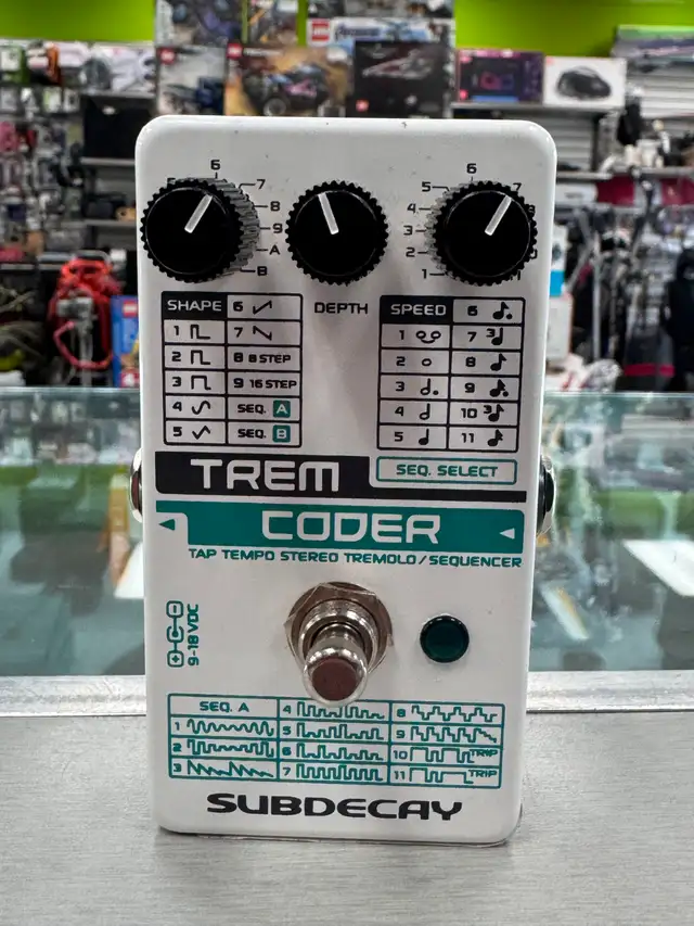 Subdecay Tremcoder Guitar Pedal