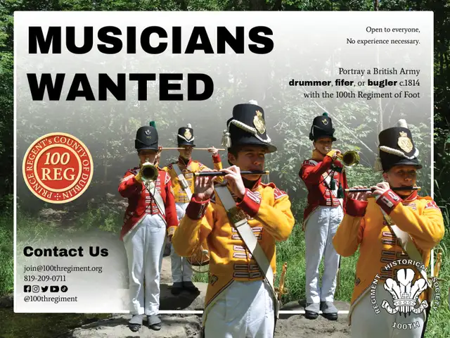 HAVE FUN WITH HISTORY AND DRUM, BUGLE OR FIFE WITH THE 100TH! - Photo 3