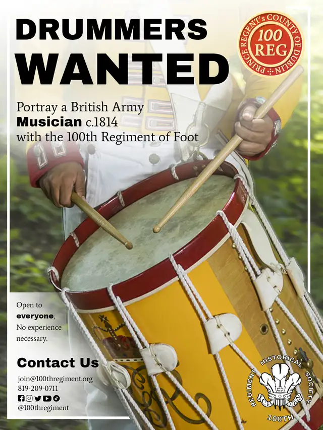 HAVE FUN WITH HISTORY AND DRUM, BUGLE OR FIFE WITH THE 100TH! - Photo 4