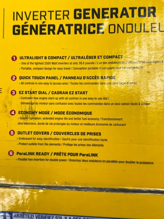 Champion 1850W/2500W Portable Generator - BRAND NEW - Photo 3