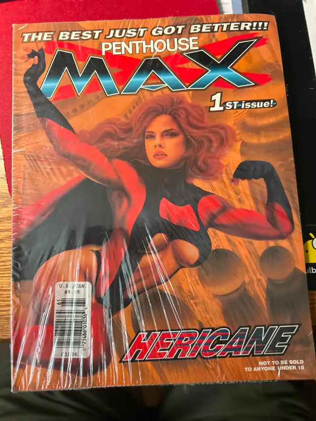 FOR SALE -Penthouse Max #1 Huricane 1st Issue
