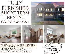 SHORT-TERM RENTAL: SKIP THE PAPERWORK, GRAB THE KEYS!4 BEDROOMS