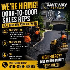 WE’RE HIRING – HIGH ENERGY SALES PROS!