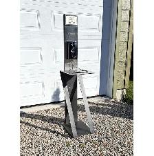 VINTAGE INDUSTRIAL TAXI PHONE STAND - FILM PROP