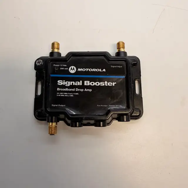 Motorola Signal Booster Broadband Drop Amp Cable TV Amplifier - Photo 2
