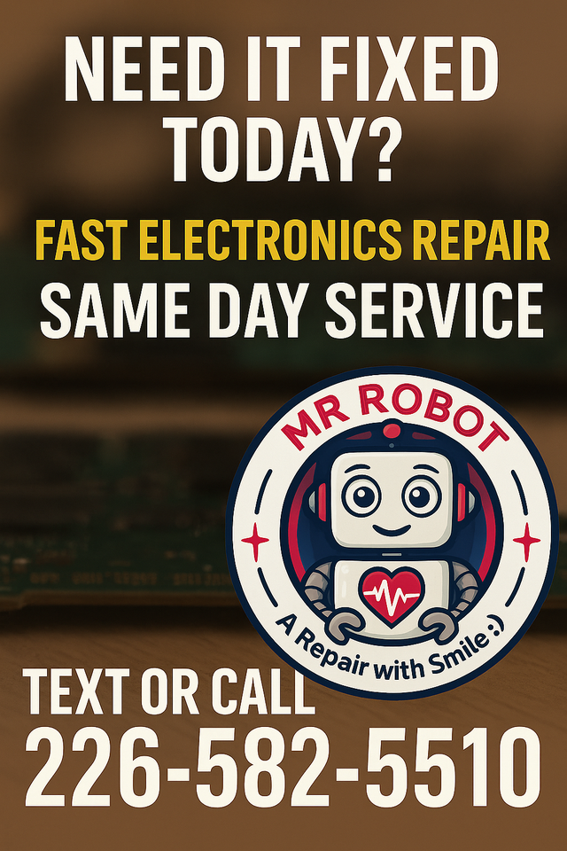 Need It Fixed Today? Fast Electronics Repair Service