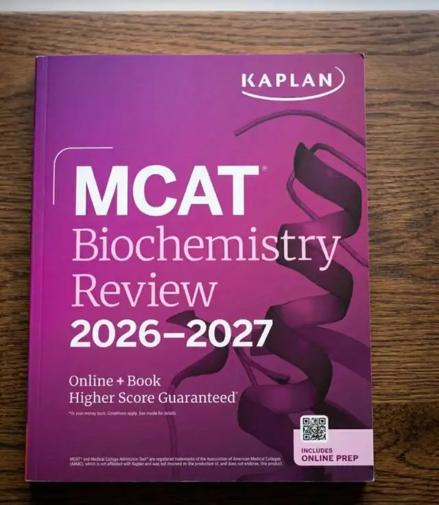 Biochemistry ( MCAT ) Kaplan Review Book