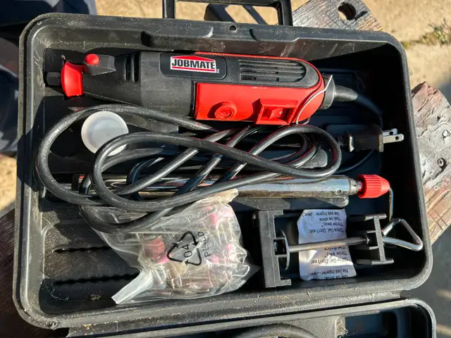 LIKE NEW Jobmate Rotary Tool Kit CordedAS PICTURED