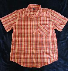 NEW MEN'S SHORT SLEEVE SHIRT (LARGE - 2 QTY)