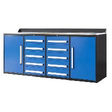 7FT Rolling Workbench – 10 Drawers