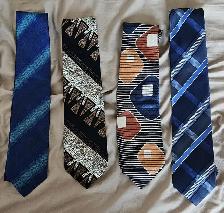 BRAND NEW MEN'S ASSORTED SILK TIE (4 QTY)