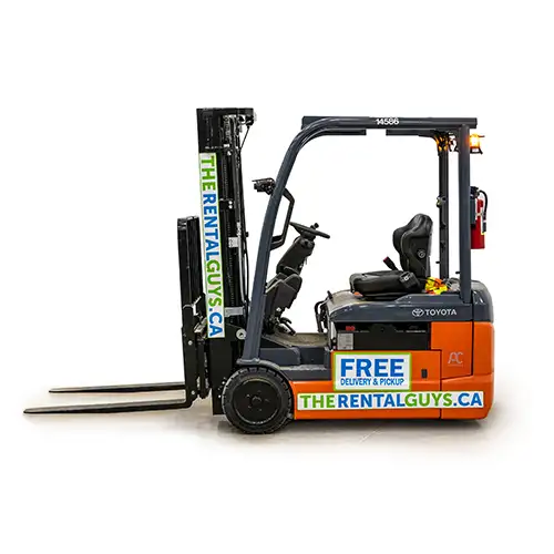 Toyota 3450 Lb Electric Forklift Rental - Free Delivery