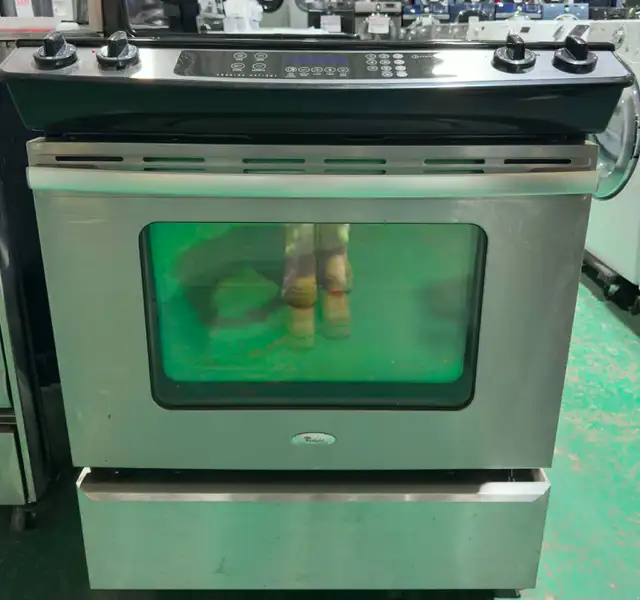Whirlpool Stainless Steel Slide In Stove (S4179) $428 - Photo 2