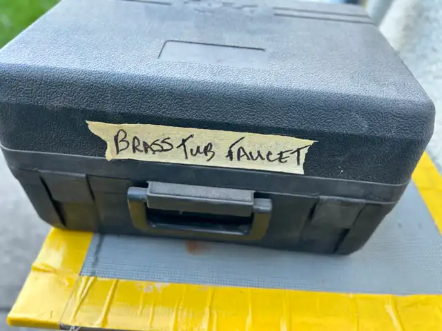 NEW SOLID BRASS POLISHED TUB FAUCETAS PICTURED - 'G.BANDINI RUB - Photo 2