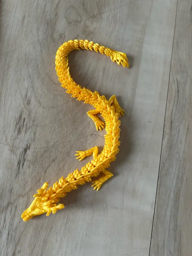 3D printed yellow dragons - Photo 2