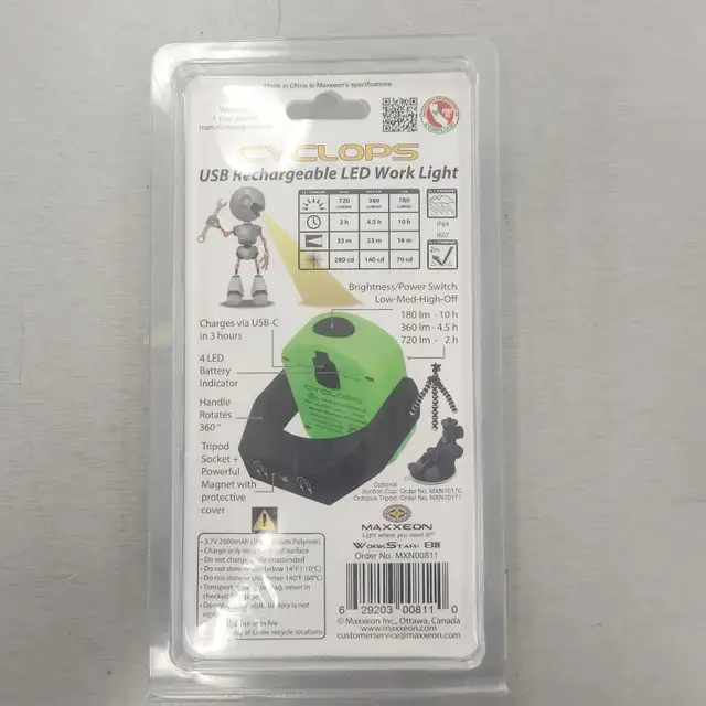Maxxeon 720 Lumens LED Cyclops Work Light - BRAND NEW - Photo 2
