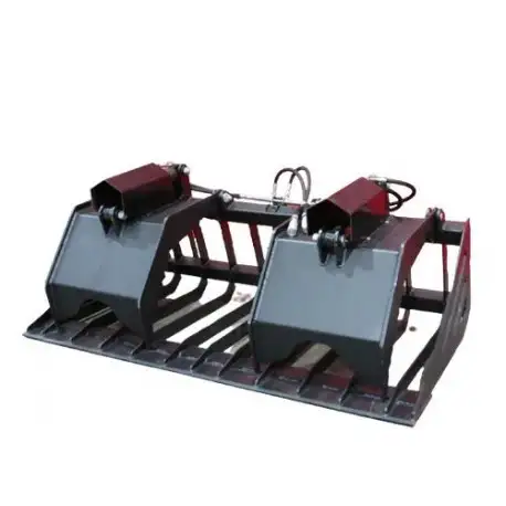 72" Skid Steer Grapple Bucket – Strong Build