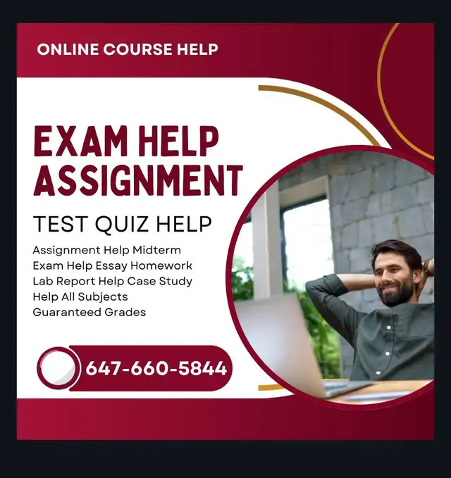 Online Exam Help Assignment Help Quiz Help All Course A