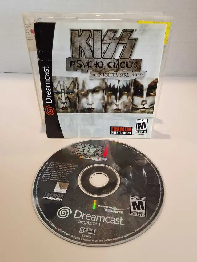 Sega Dreamcast Kiss Psycho Circus Nightmare Child