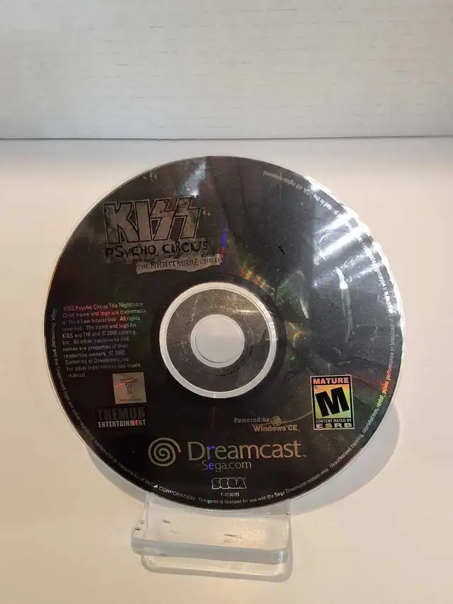 Sega Dreamcast Kiss Psycho Circus Nightmare Child - Photo 2