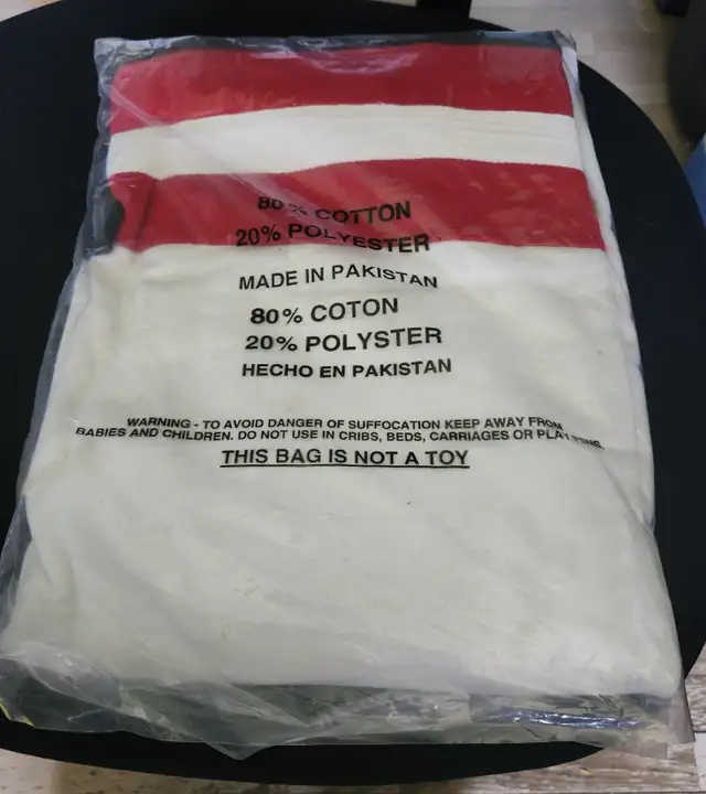 MEN’S XL QUARTER-ZIP LONG SLEEVE–WHITE/BLACK/RED–NEW – 2 FOR $15 - Photo 5