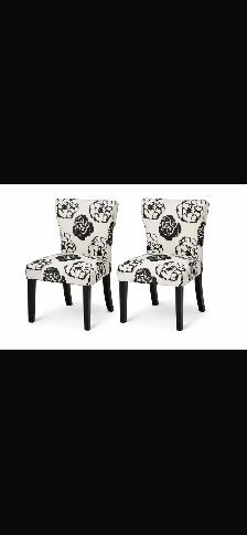 Elegant Floral Pattern Chairs