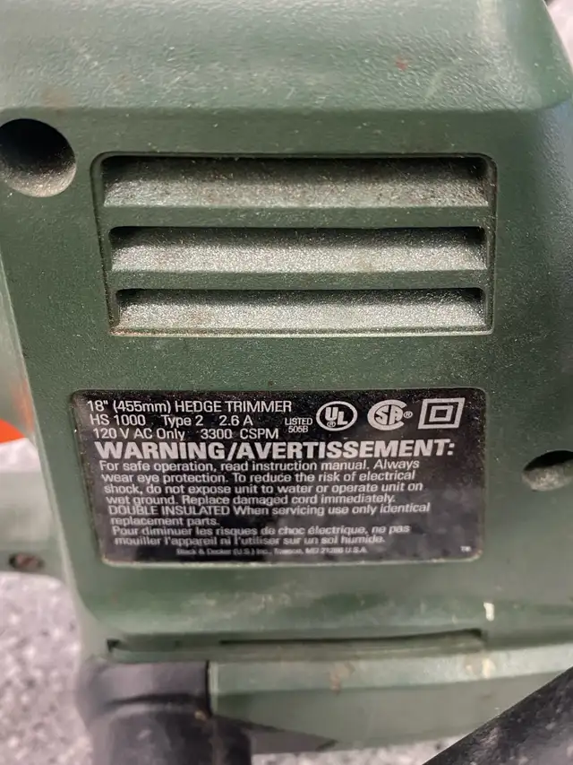 Black and Decker HedgeHog Hedge Trimmer - Photo 3