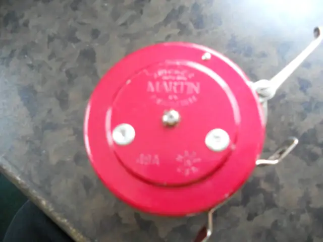 'NEW' 1960 RED MARTIN AUTOMATIC  FLY REEL - Photo 3
