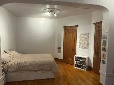 MÉTRO FABRE, BEAU 4 1/2 AVEC CACHET, 1ER AVEC JARDIN ARRIÈRE