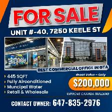 Commercial Unit for Sale in GTA – (Improve Canada Building)