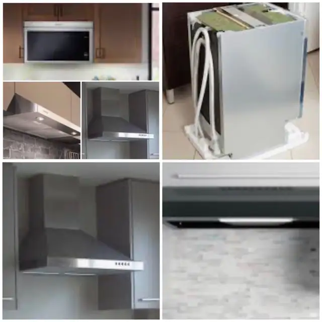 installation de lave-vaisselle,robinet,hotte,micro-onde hotte