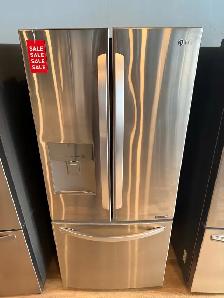 LG 30" Stainless Steel French Door Fridge