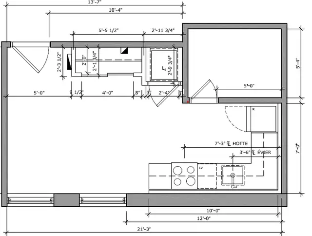 3 1/2 entièrement rénové - Place de la Monnerie - ID 4456 - Photo 9