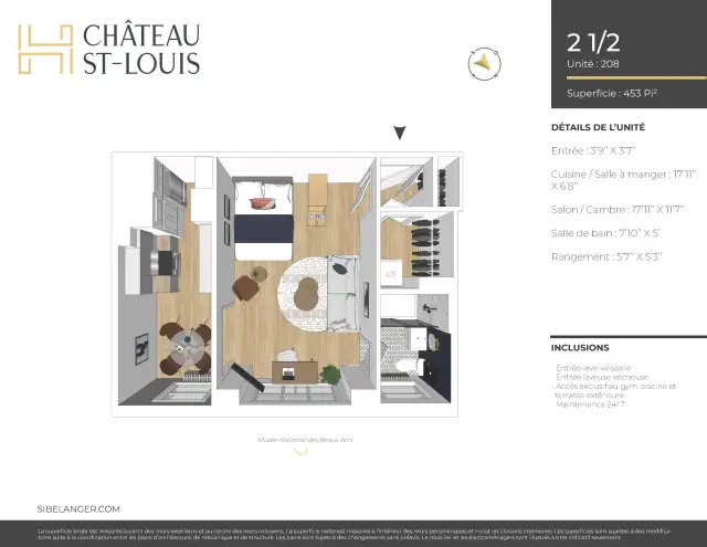 3 ½ entièrement meublé à louer Montcalm / Saint-Sacrement décemb - Photo 15