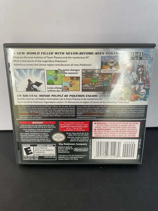 NINTENDO DS POKEMON WHITE VERSION - Photo 3