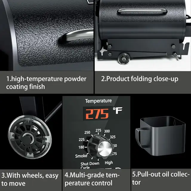 Brand New Portable Electric Wood Pellet Smoker For Sale - Photo 4