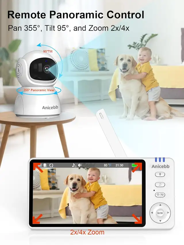 Brand New 5" Baby Monitor & Camera For Sale - Photo 3