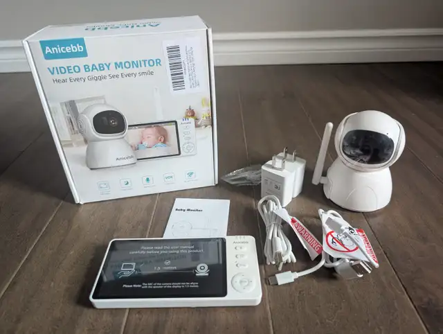 Brand New 5" Baby Monitor & Camera For Sale - Photo 4