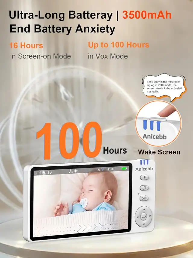 Brand New 5" Baby Monitor & Camera For Sale - Photo 7