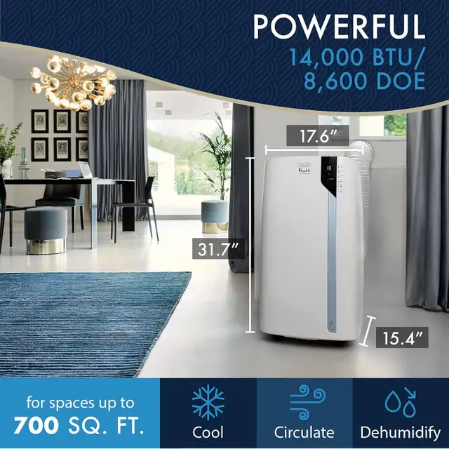 Brand New De’Longhi 14,000 BTU Portable Air Conditioner For Sale - Photo 5