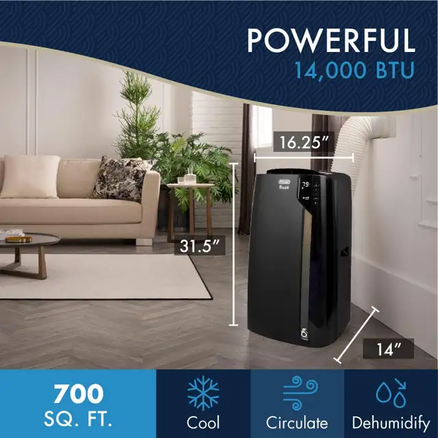 Brand New De’Longhi 14,000 BTU Portable Air Conditioner For Sale - Photo 9