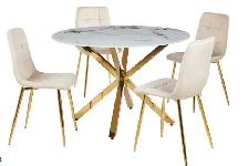 Golden Legs (Brand new) Daining set with Chairs For sale...!!