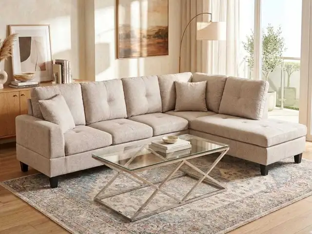 L shape (Brand New)  '3'4'5'6 seater sectional sofa couches Avai