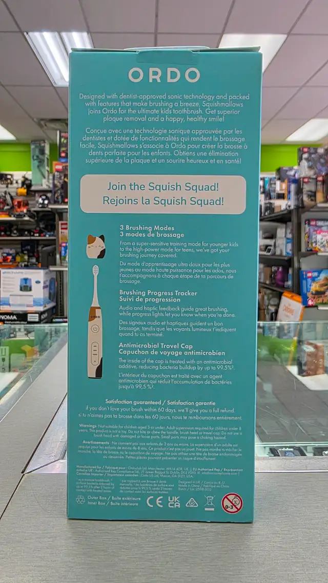 Ordo Squishmallow Kids Rechargeable Toothbrush - BRAND NEW - Photo 2