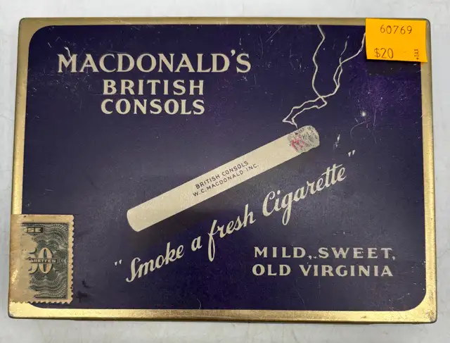 Vintage Tobacco/Cigarette Tins ~ 1920s - 1970s x7 Available - Photo 7