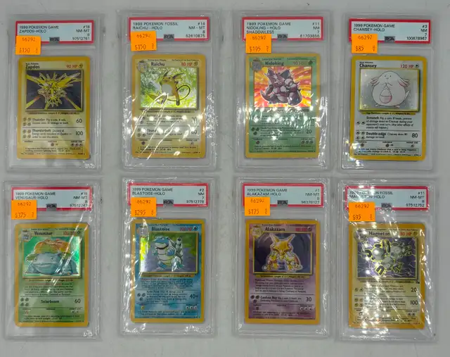 PSA Graded 1999 Holo Pokemon Cards