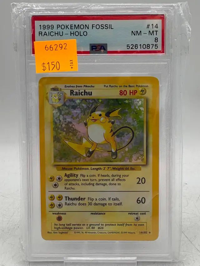 PSA Graded 1999 Holo Pokemon Cards - Photo 3